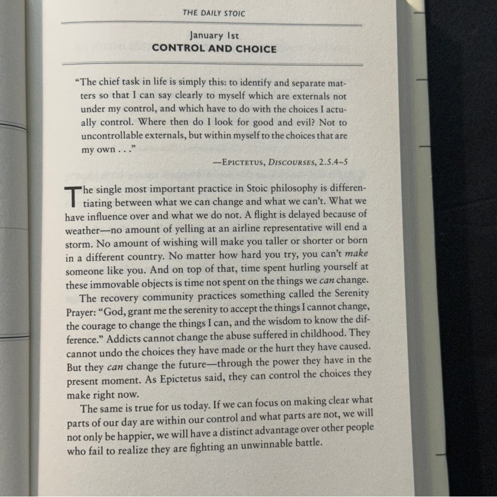 The Daily Stoic by Ryan Holiday | Self-Help, Philosophy | Hardcover Book - Picture 11 of 11